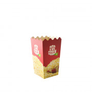Popcorn beker vierkant large, 110 x 129 x 210 mm