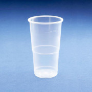 Drinkbeker, transparant, 330 ml