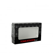 Sushibox met venster, 240 x 150 x 50 mm