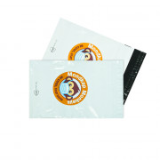 Mailbag, 25 x 35 + 5 cm klep, 50% drukoppervlak, full colour